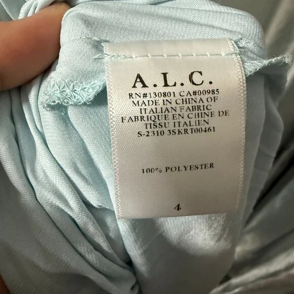 A.L.C. Moira Pleated Halter Maxi Dress - Picture 11 of 11